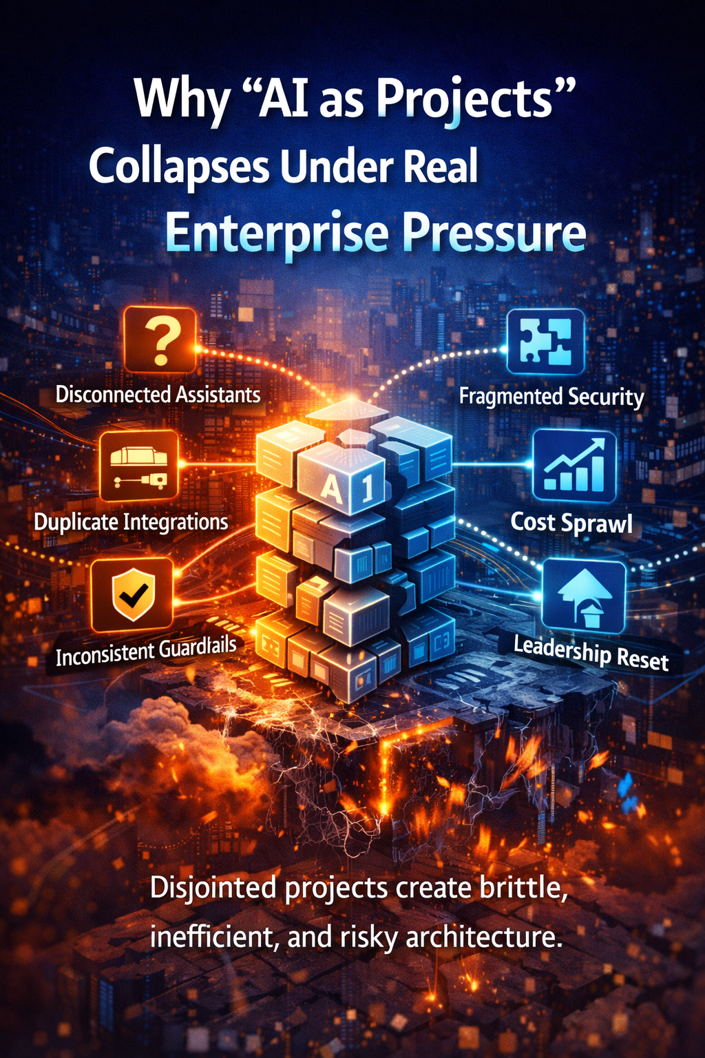 Why “AI as projects” collapses under real enterprise pressure