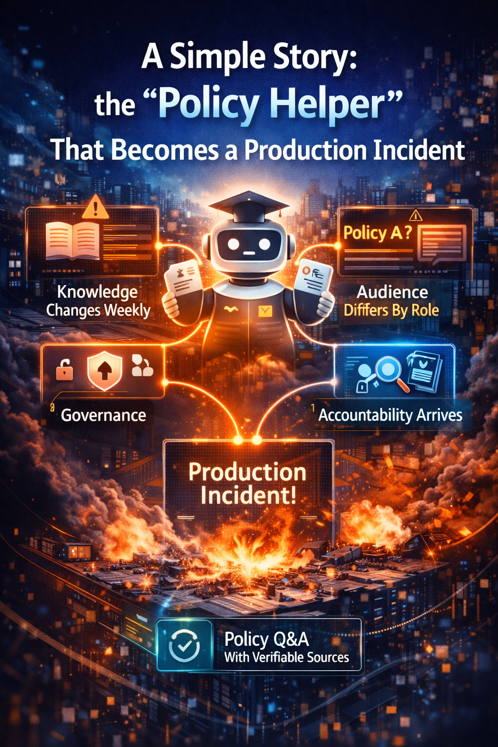 services-as-software for enterprise AI : A simple story: the “Policy Helper” that becomes a production incident