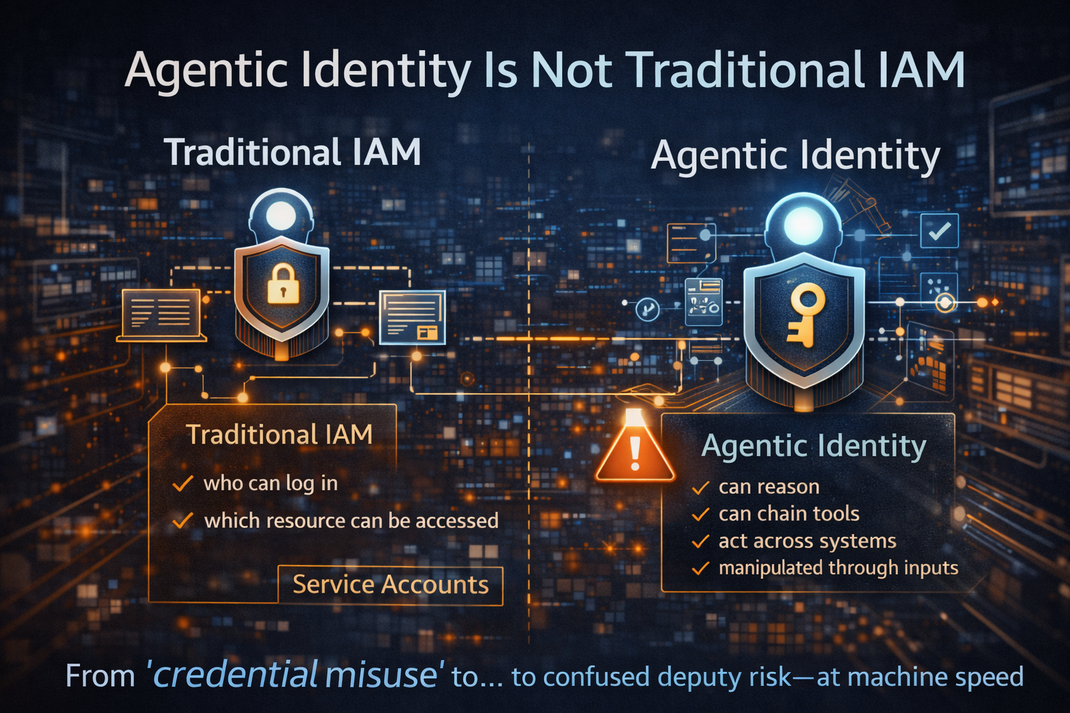 Agentic Identity Is Not Traditional IAM