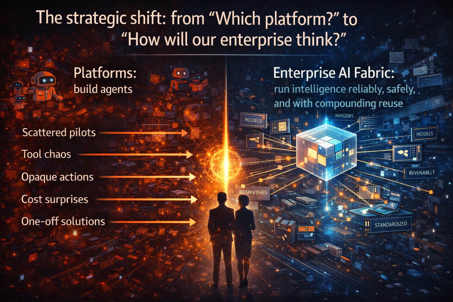 The strategic shift: from “Which platform?” to “How will our enterprise think?”