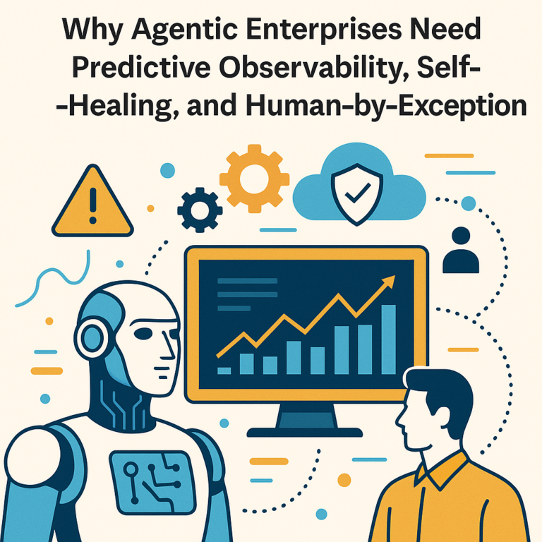 The AI SRE Moment: Why Agentic Enterprises Need Predictive Observability, Self-Healing, and Human-by-Exception