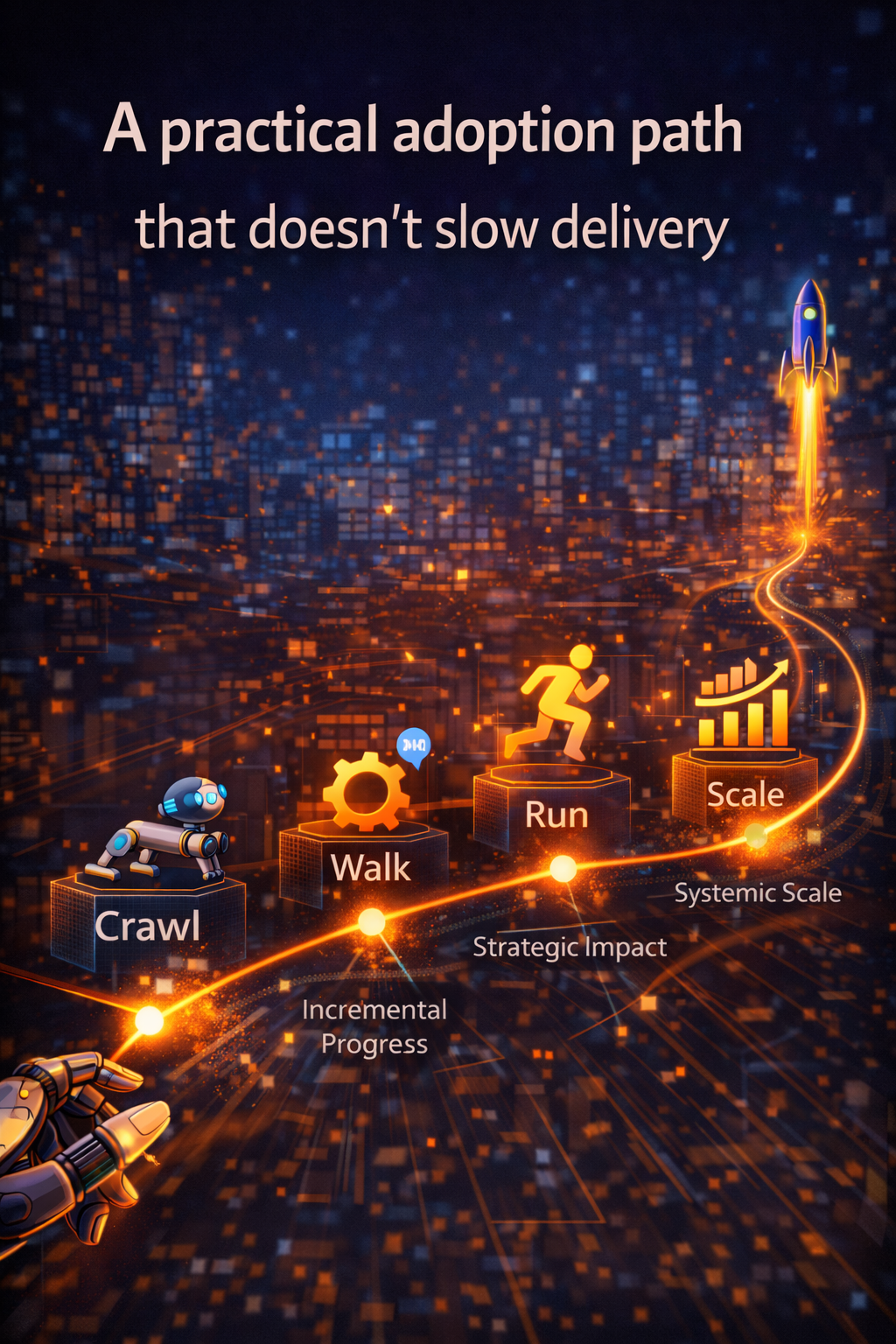 A practical adoption path that doesn’t slow delivery