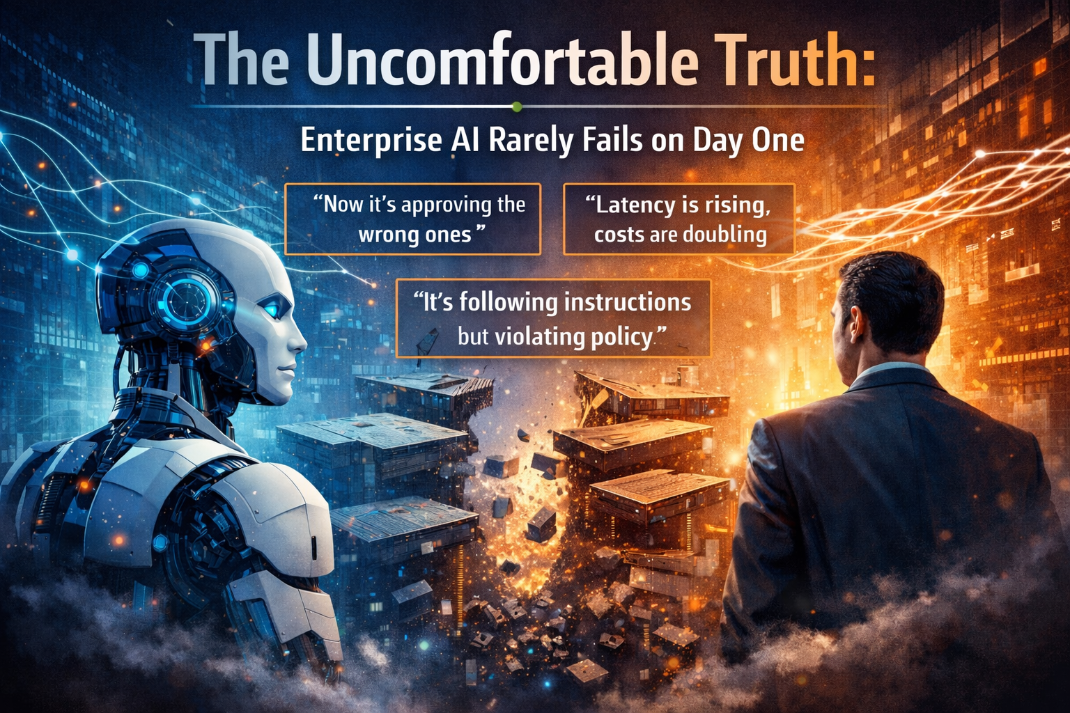 The Uncomfortable Truth: Enterprise AI Rarely Fails on Day One