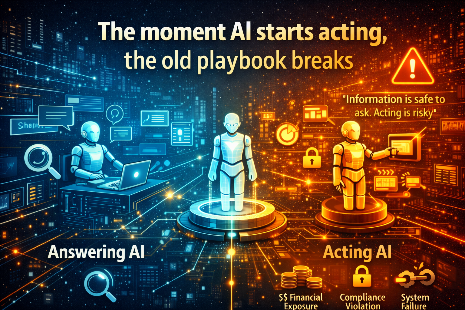 The moment AI starts acting, the old playbook breaks