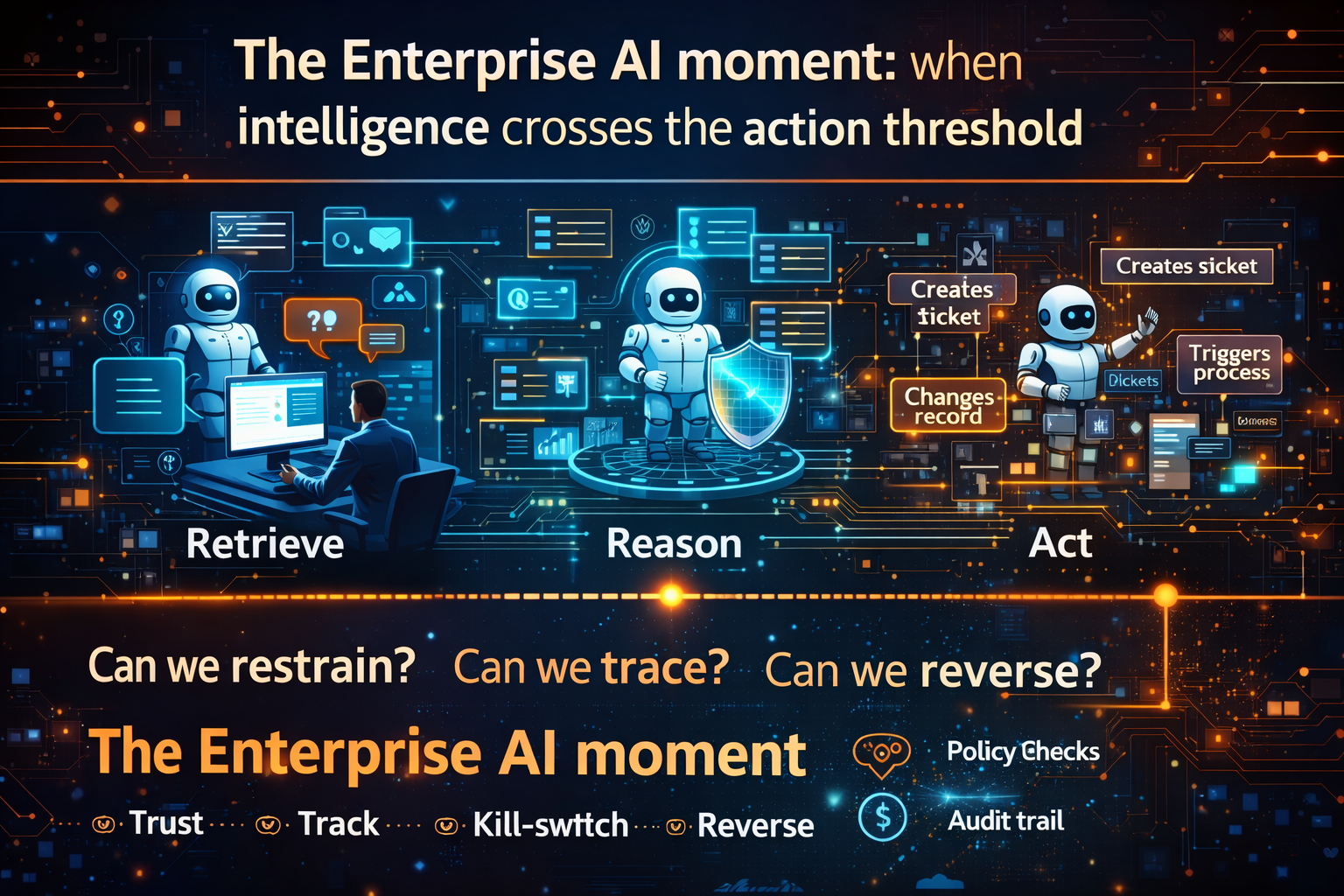 The Enterprise AI moment: when intelligence crosses the action threshold