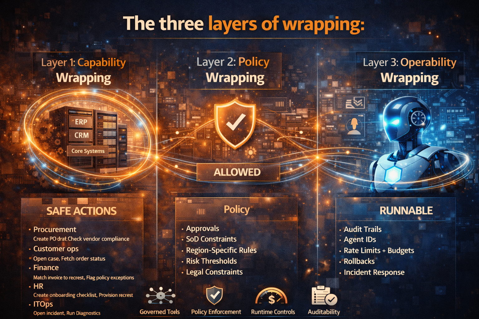 Three simple stories that make “wrap vs replace” obvious