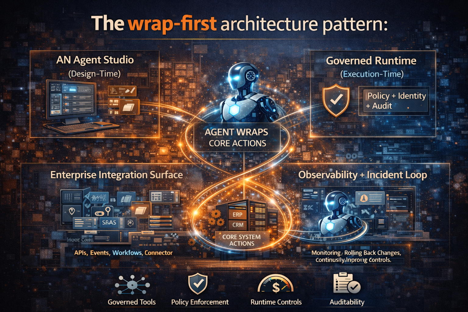 The wrap-first architecture pattern