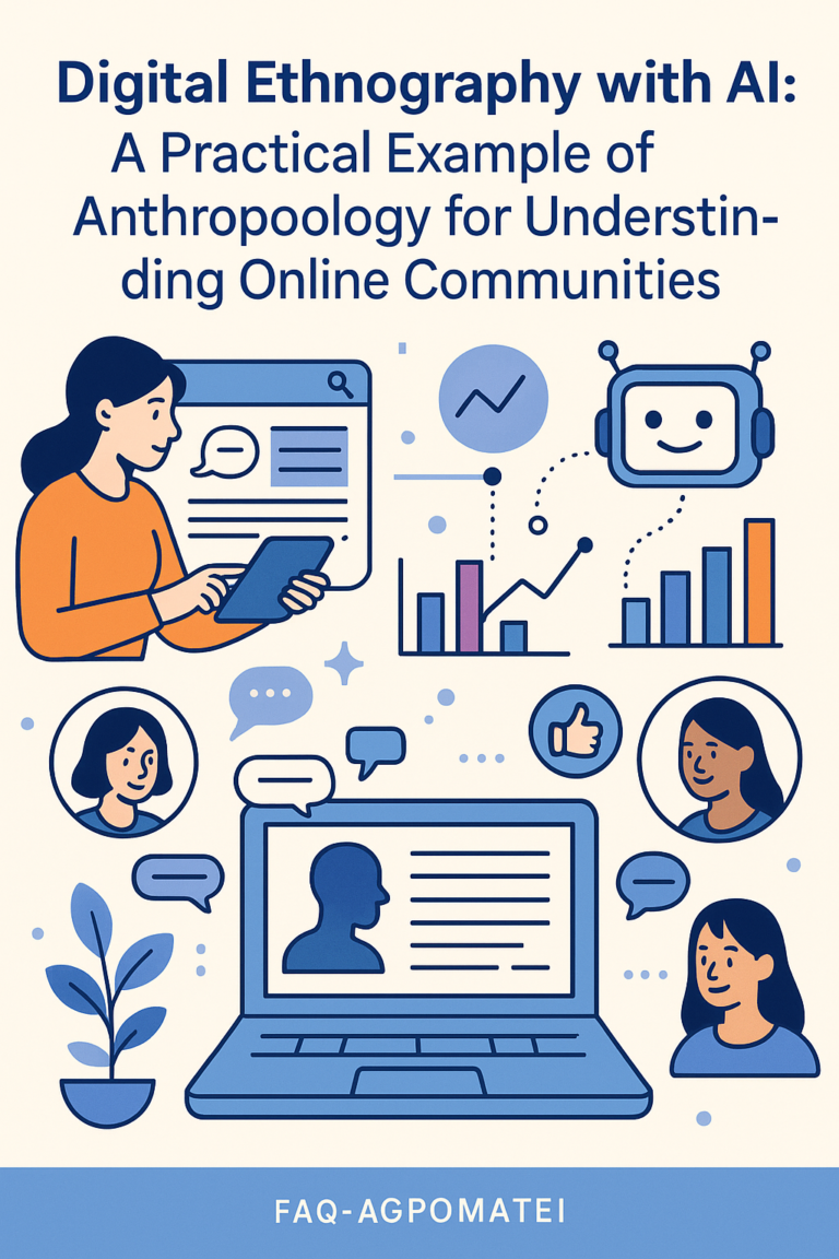 Digital Ethnography with AI: A Practical Example of Anthropology for Understanding Online Communities