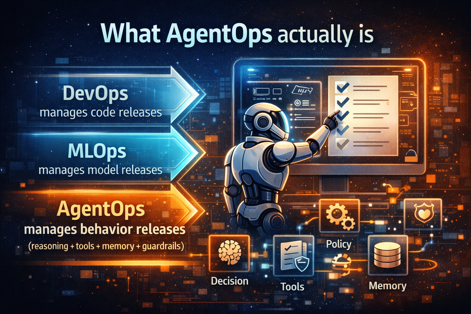 What AgentOps actually is