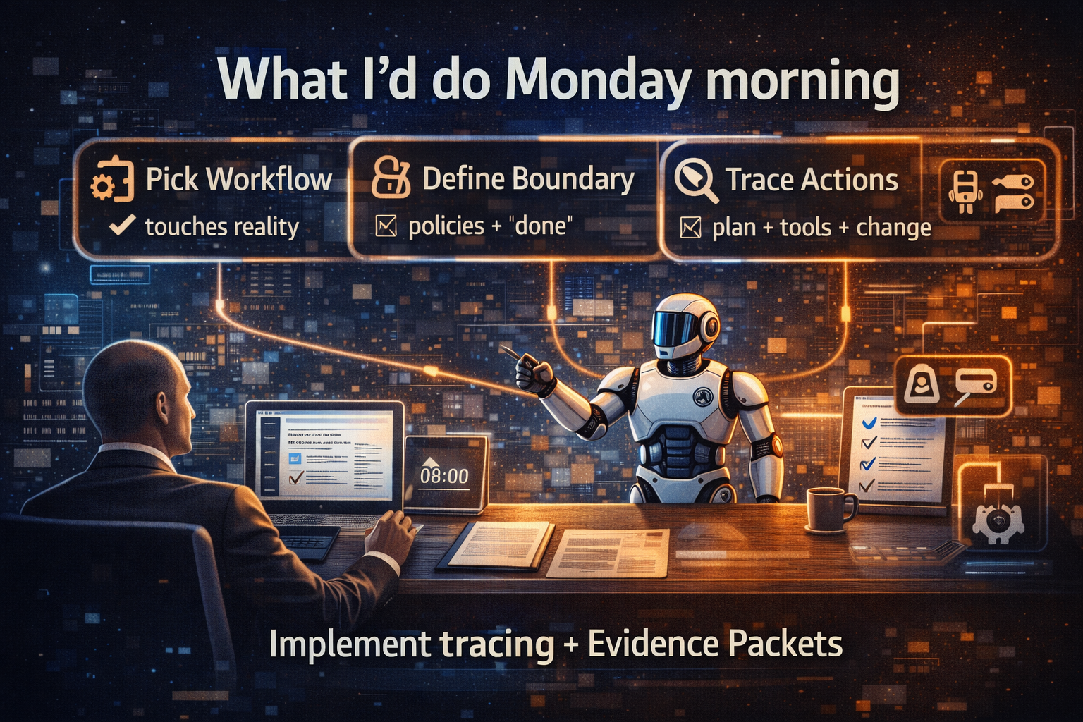 What I’d do Monday morning