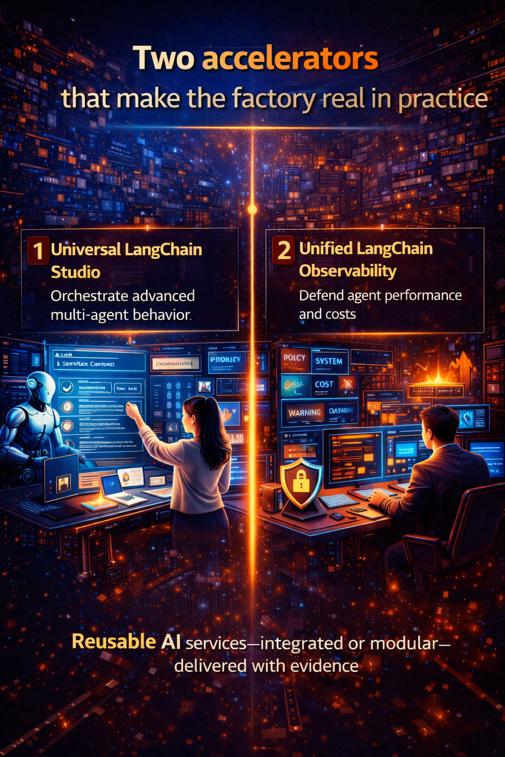 Two accelerators that make the factory real in practice