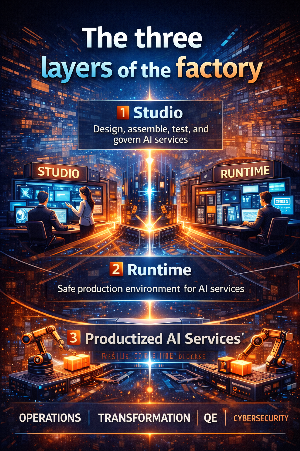 The three layers of the factory