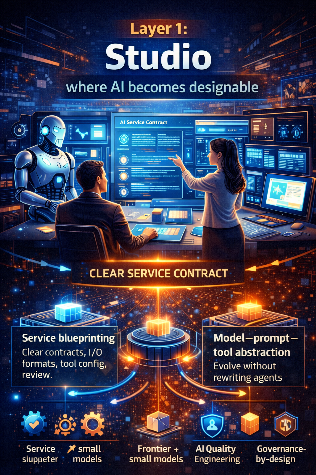 Layer 1: Studio — where AI becomes designable