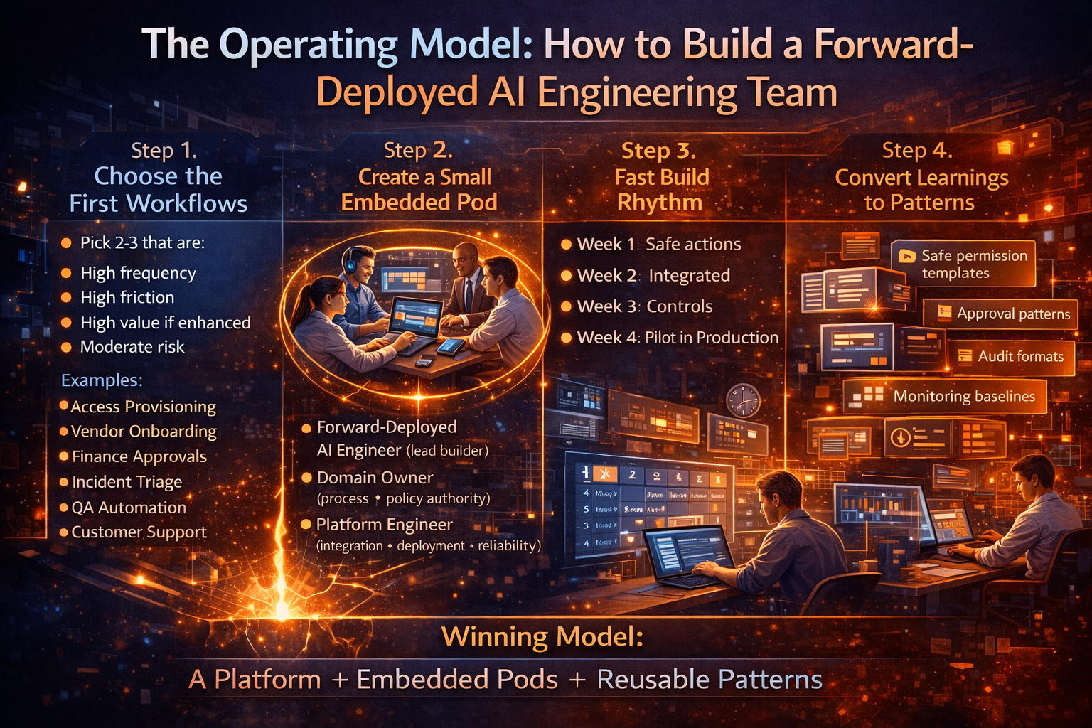 The Operating Model: How to Build a Forward-Deployed AI Engineering Team