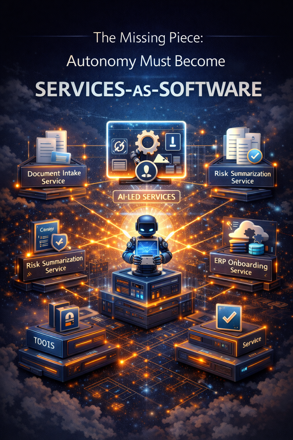 The missing piece: autonomy must become Services-as-Software