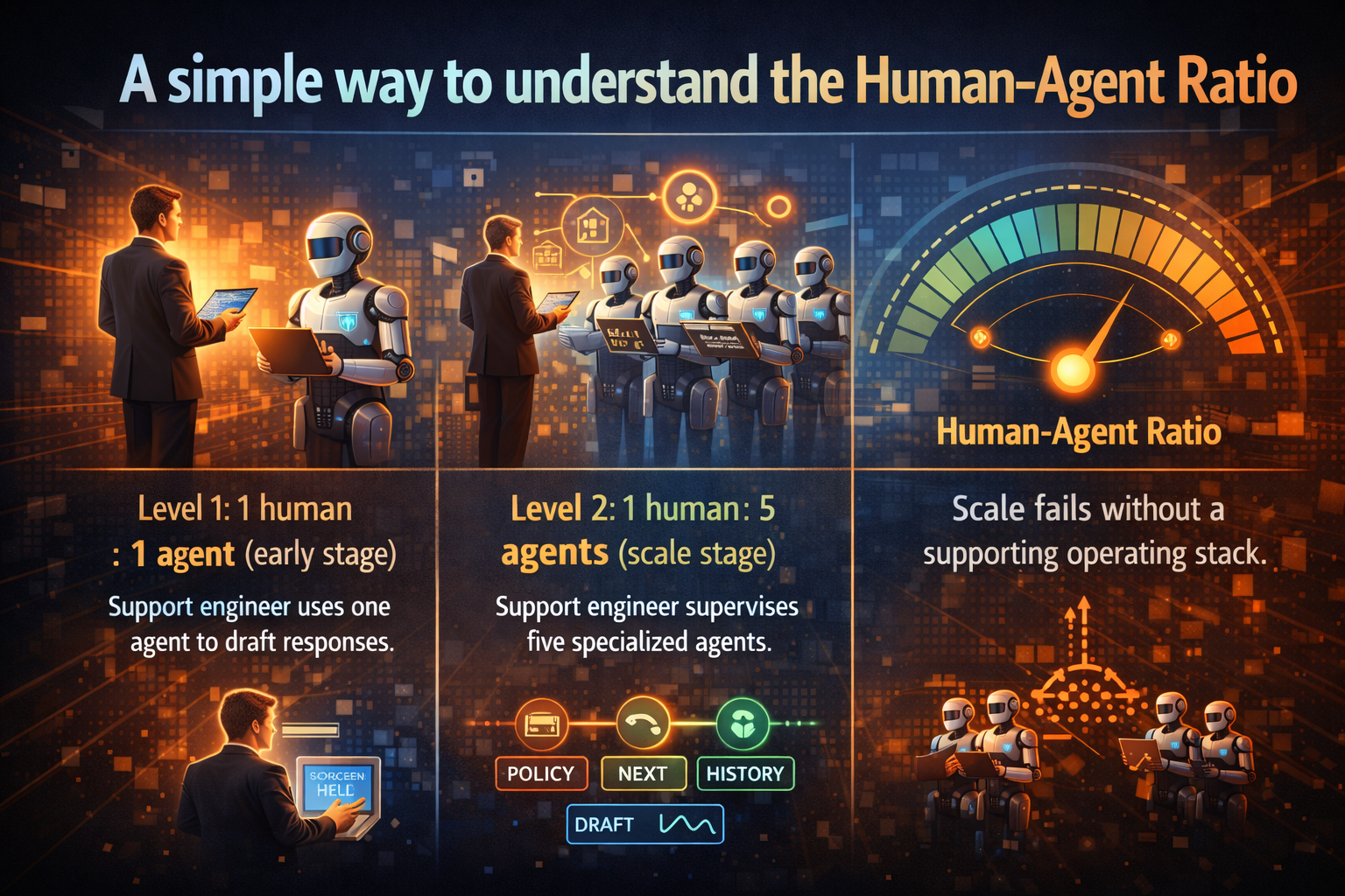 A simple way to understand the Human–Agent Ratio