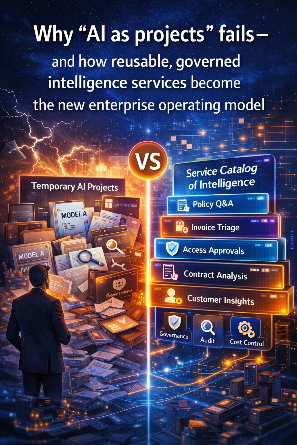 How Enterprises Move Beyond AI Pilots to Governed, Reusable Intelligence Services Without Agentic Chaos