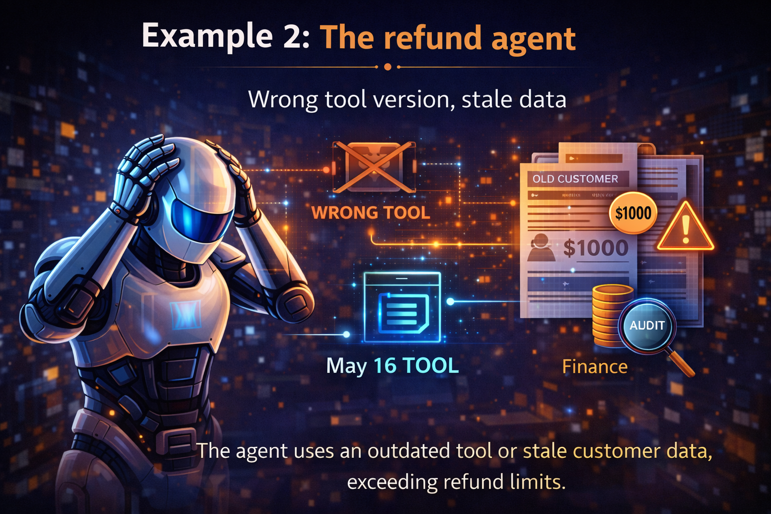 Example 2: The refund agent