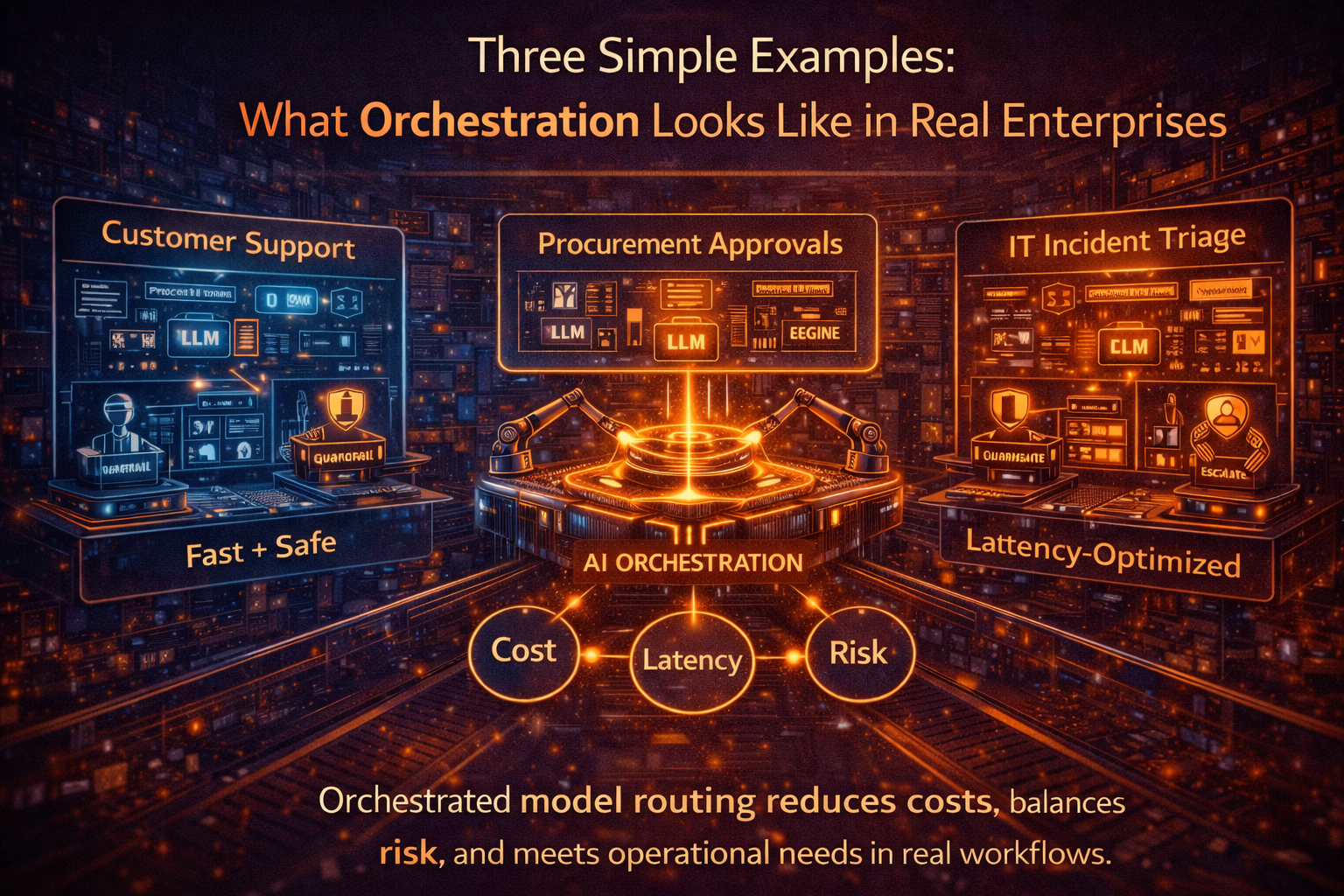 Three Simple Examples: What Orchestration Looks Like in Real Enterprises