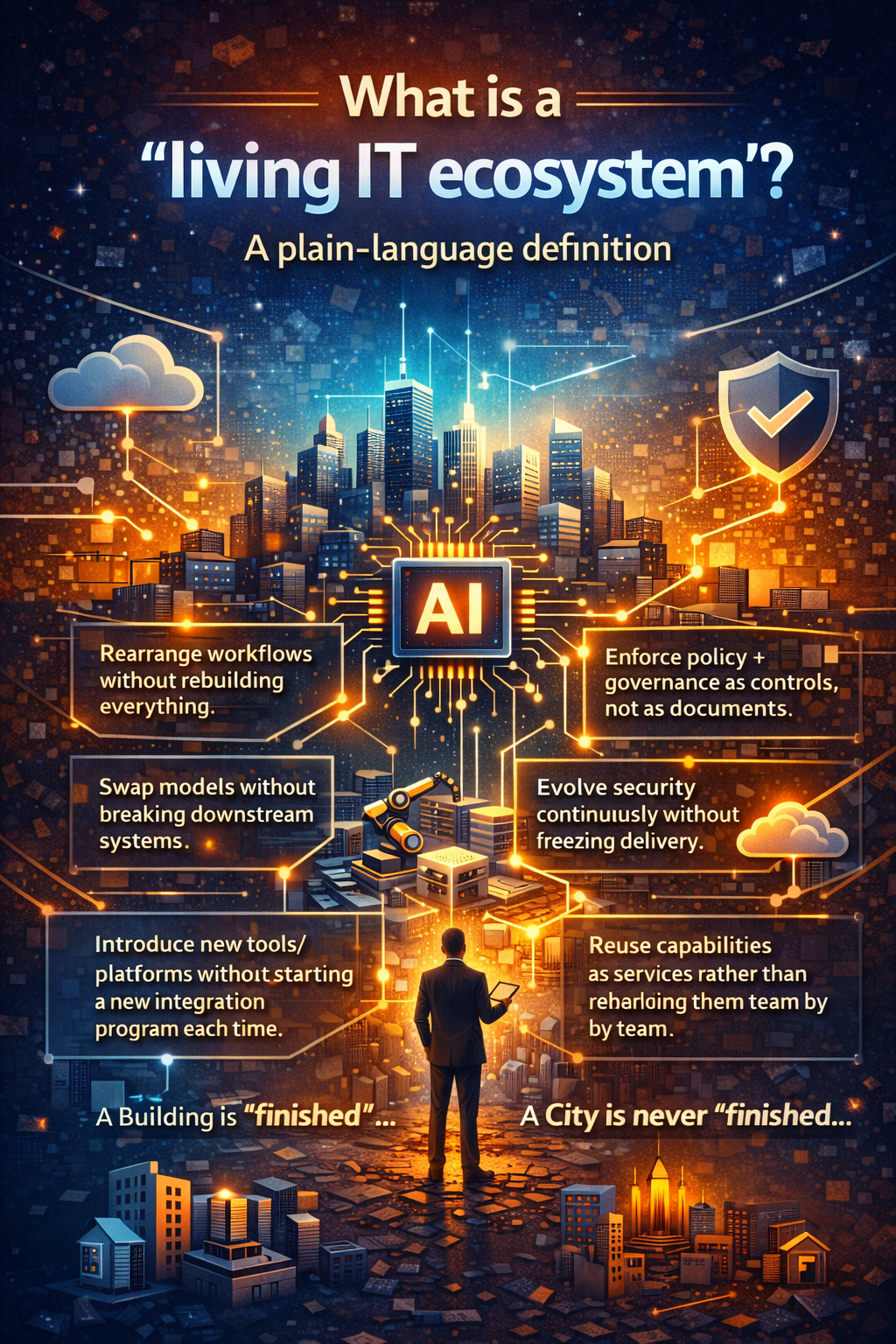 What is a “living IT ecosystem”? A plain-language definition