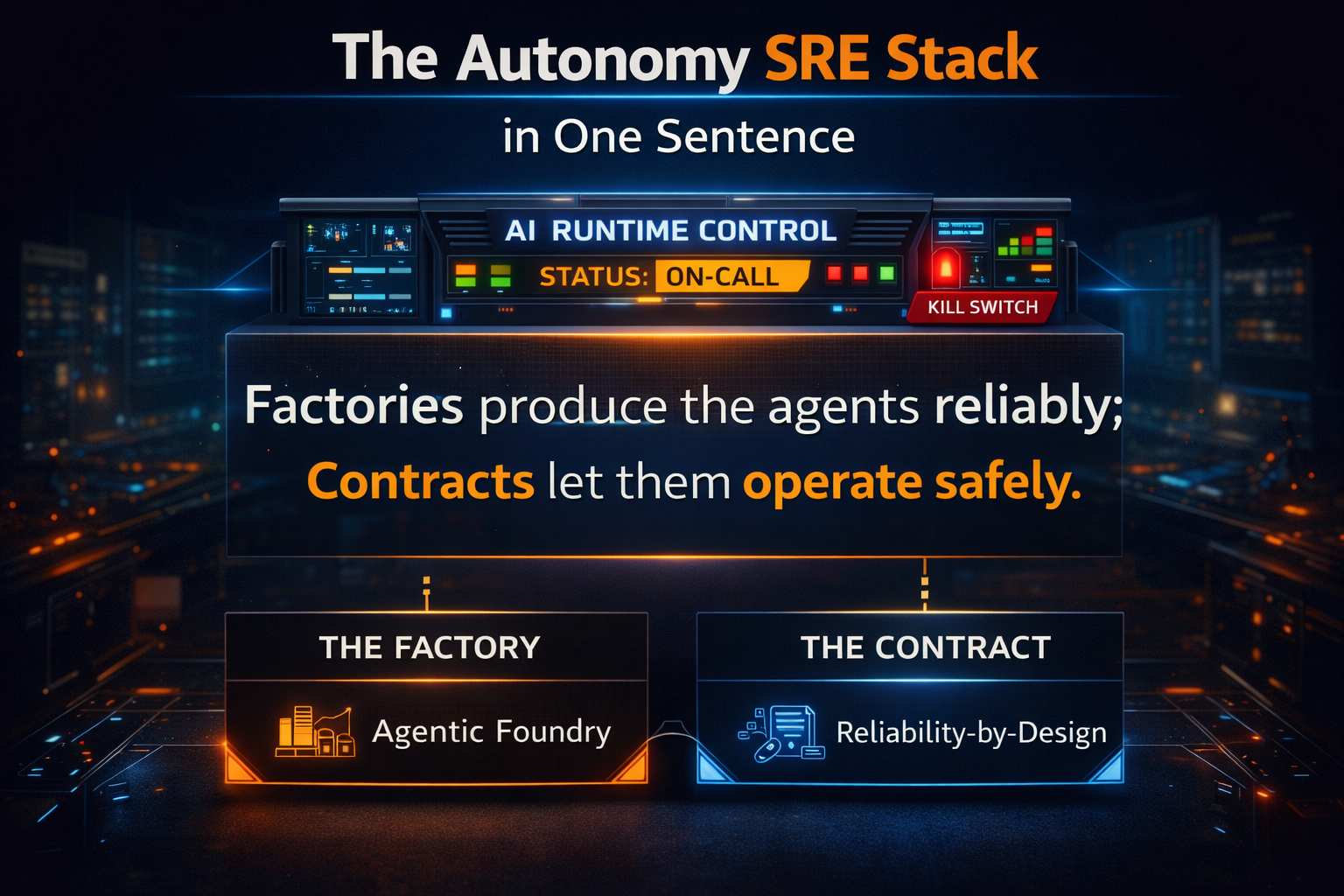 The Autonomy SRE Stack in One Sentence