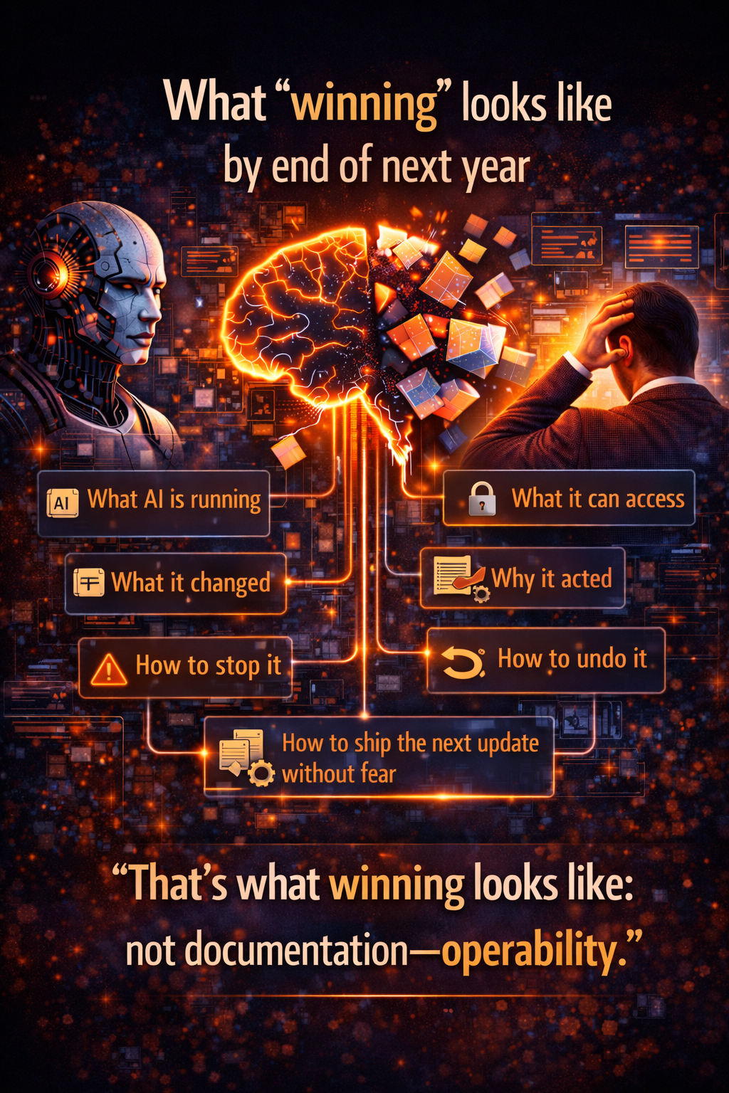 what “winning” looks like by end of next year