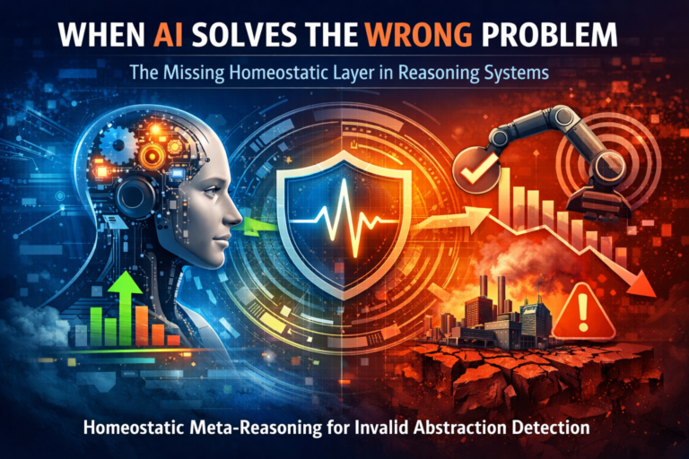 When AI Solves the Wrong Problem: The Missing Homeostatic Layer in Reasoning Systems