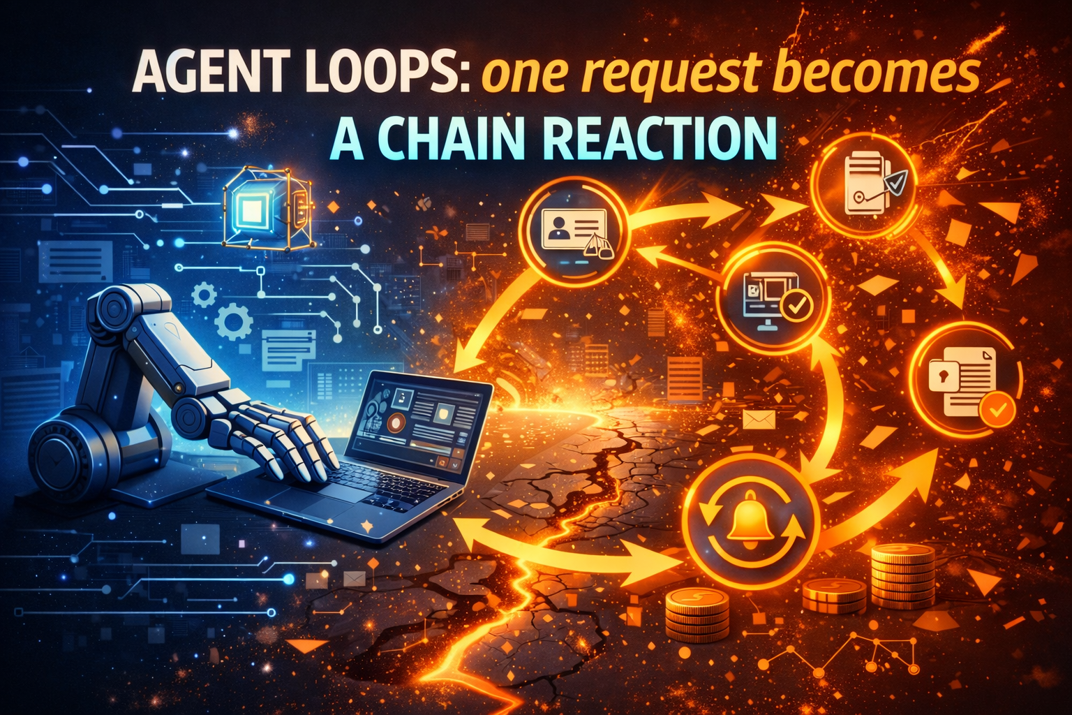 Agent loops: one request becomes a chain reaction