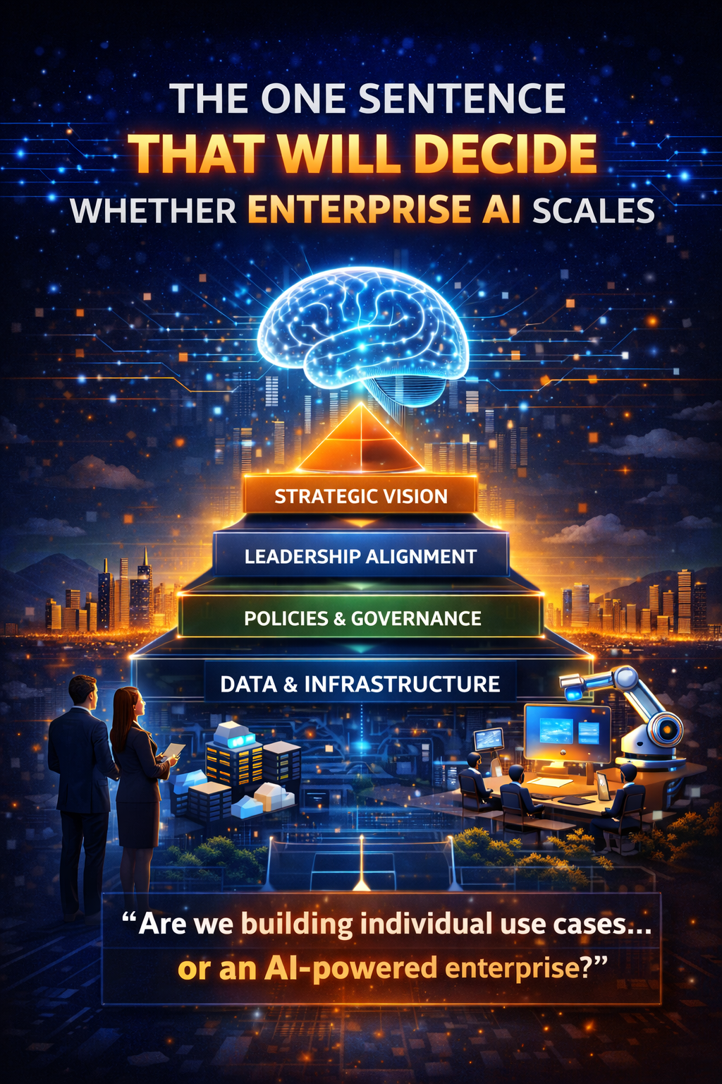 The leadership shift: from “AI strategy” to “AI operating model”