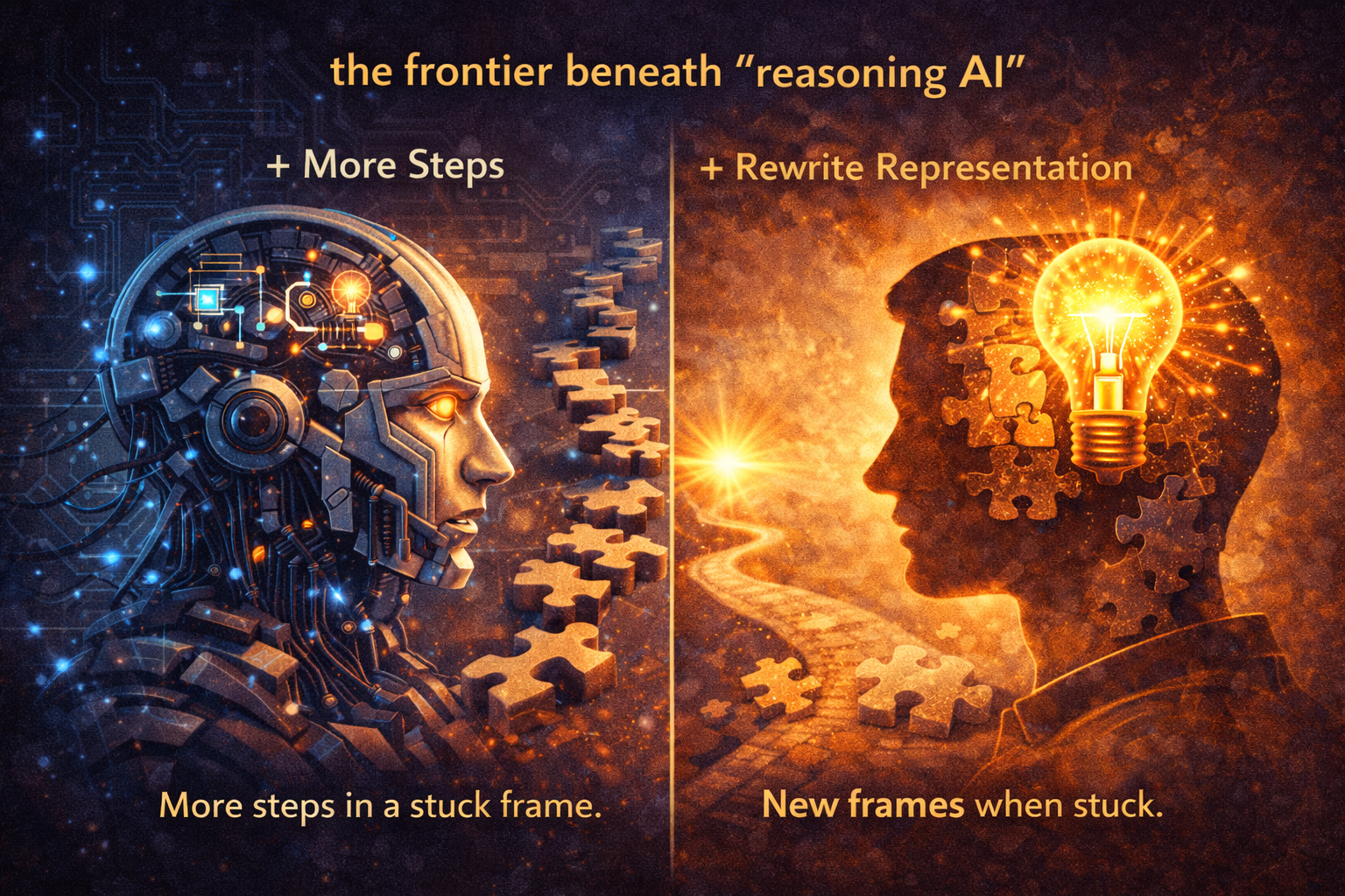 the frontier beneath “reasoning AI”