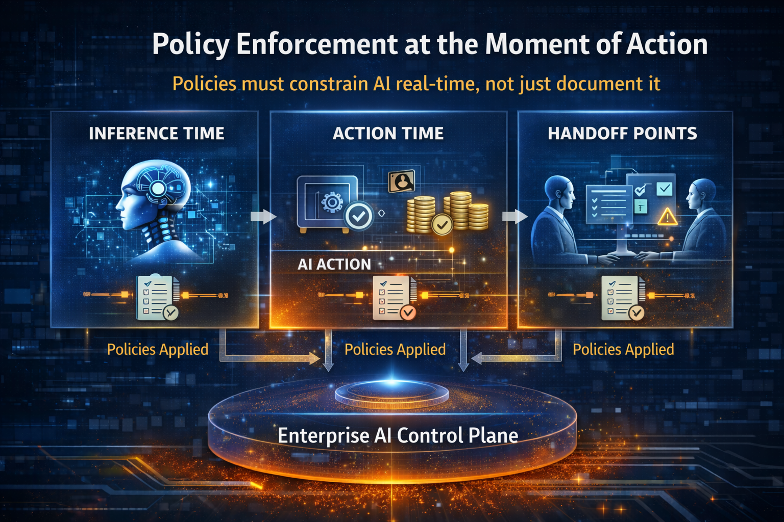 Policy Enforcement at the Moment of Action