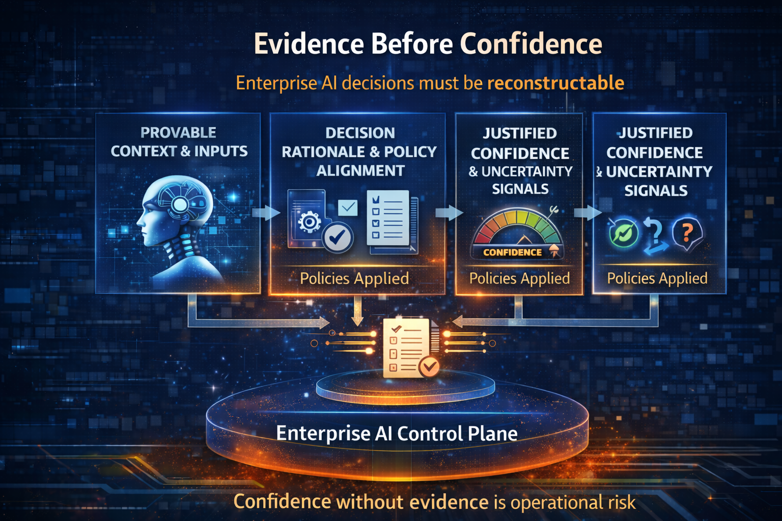 Evidence Before Confidence
