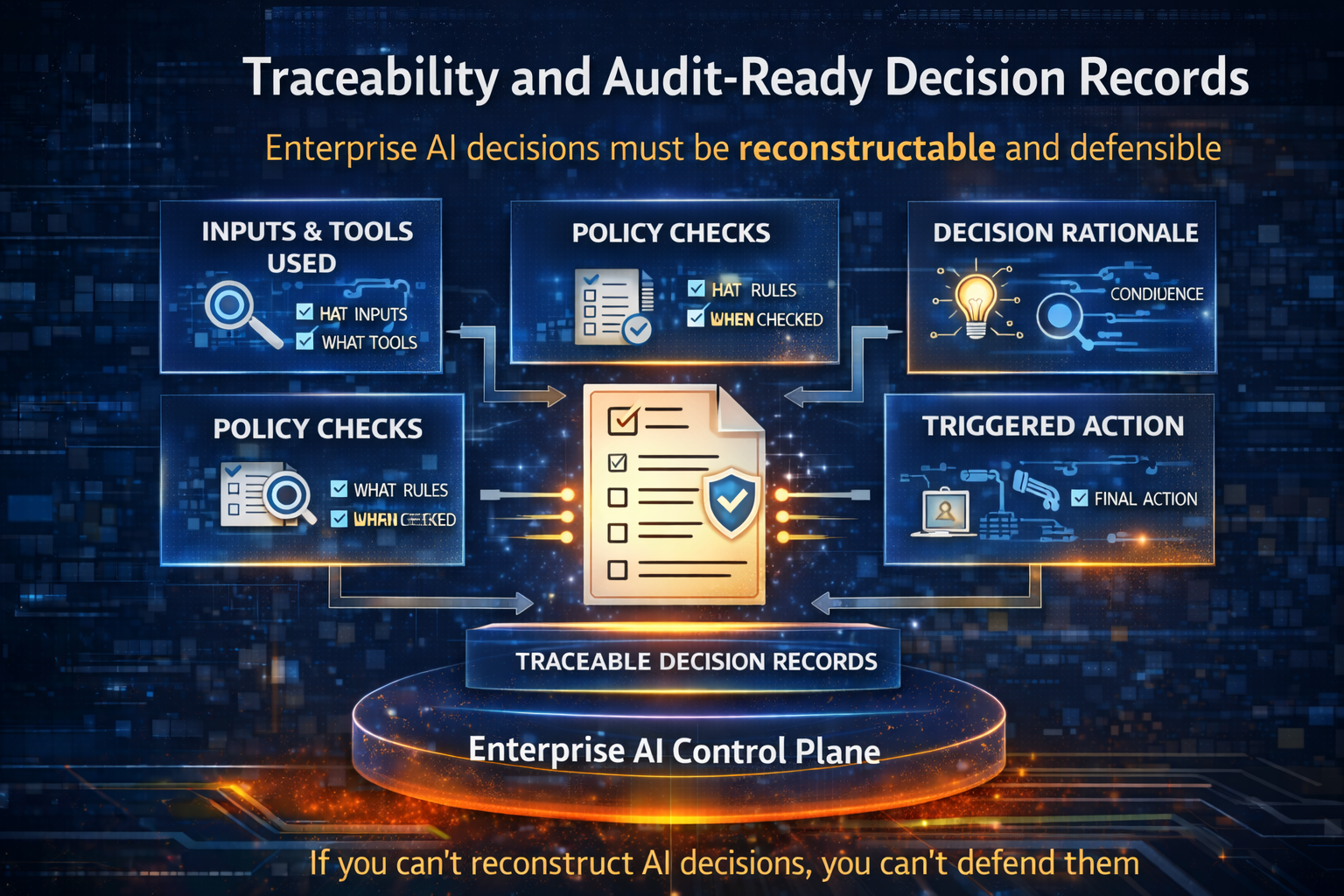 Traceability and Audit-Ready Decision Records