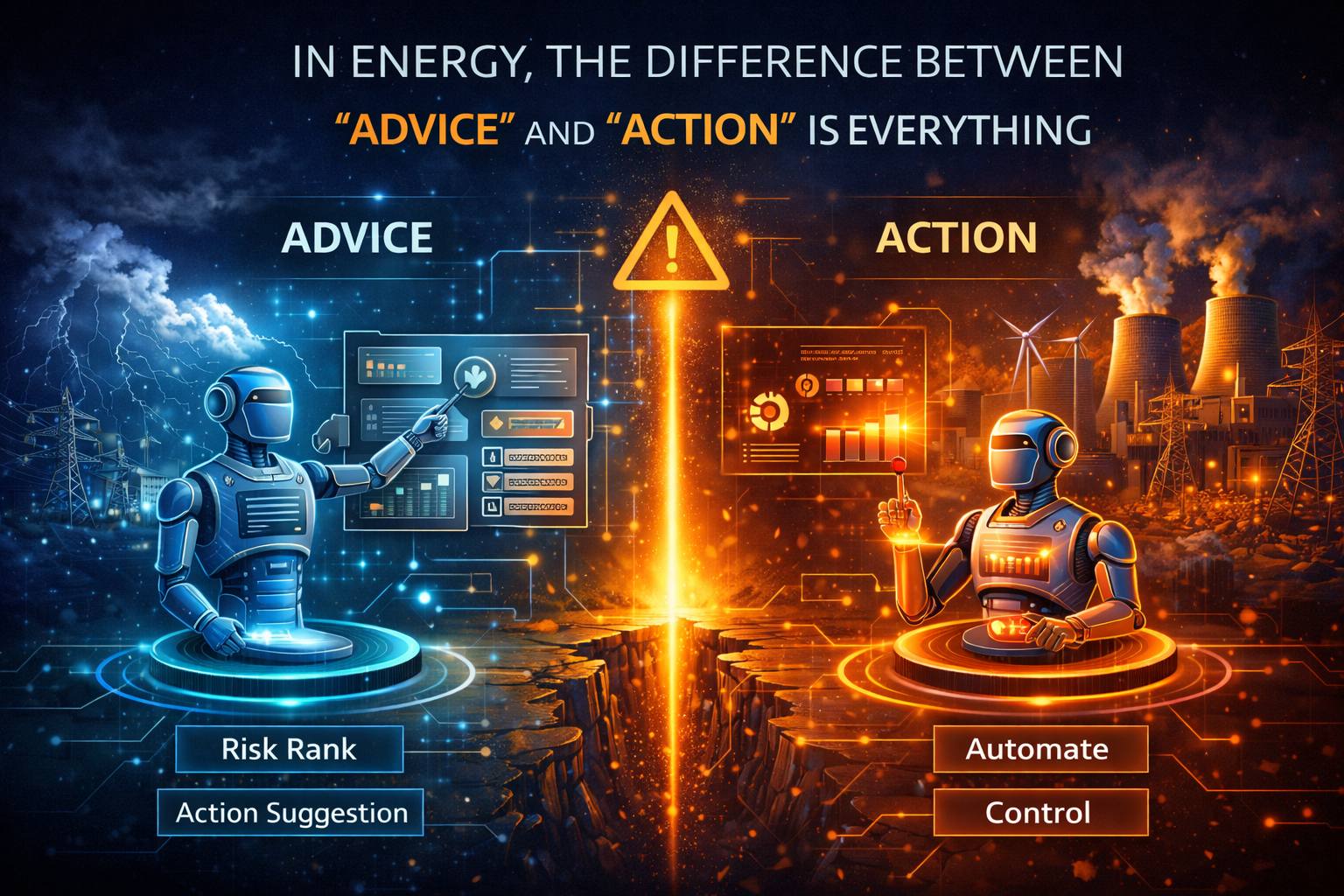 In energy, the difference between “advice” and “action” is everything