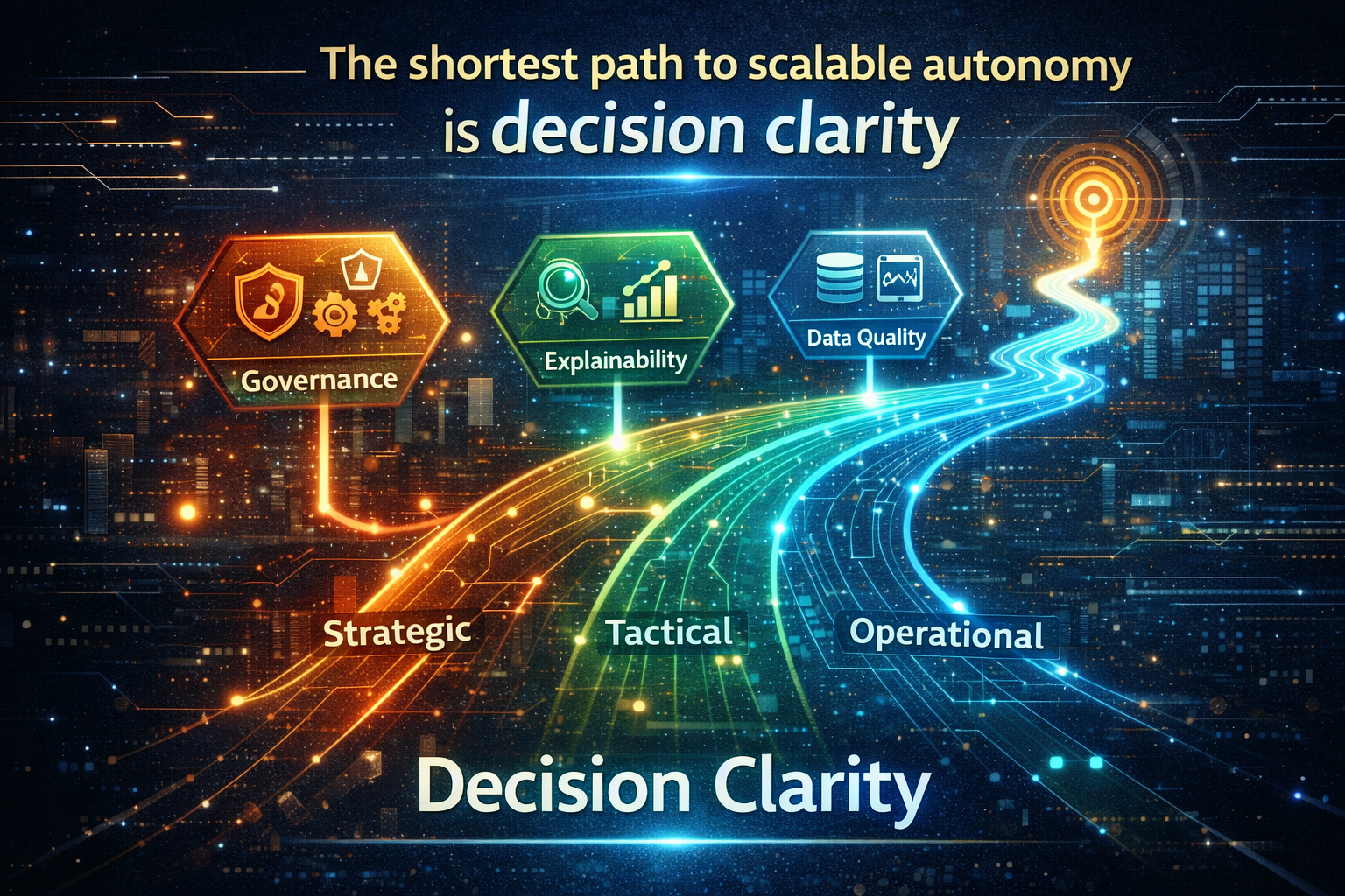 the shortest path to scalable autonomy is decision clarity