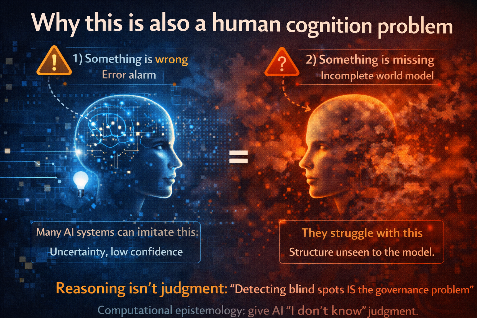 Why this is also a human cognition problem