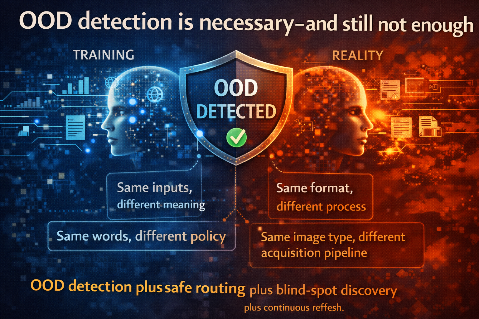 OOD detection is necessary—and still not enough