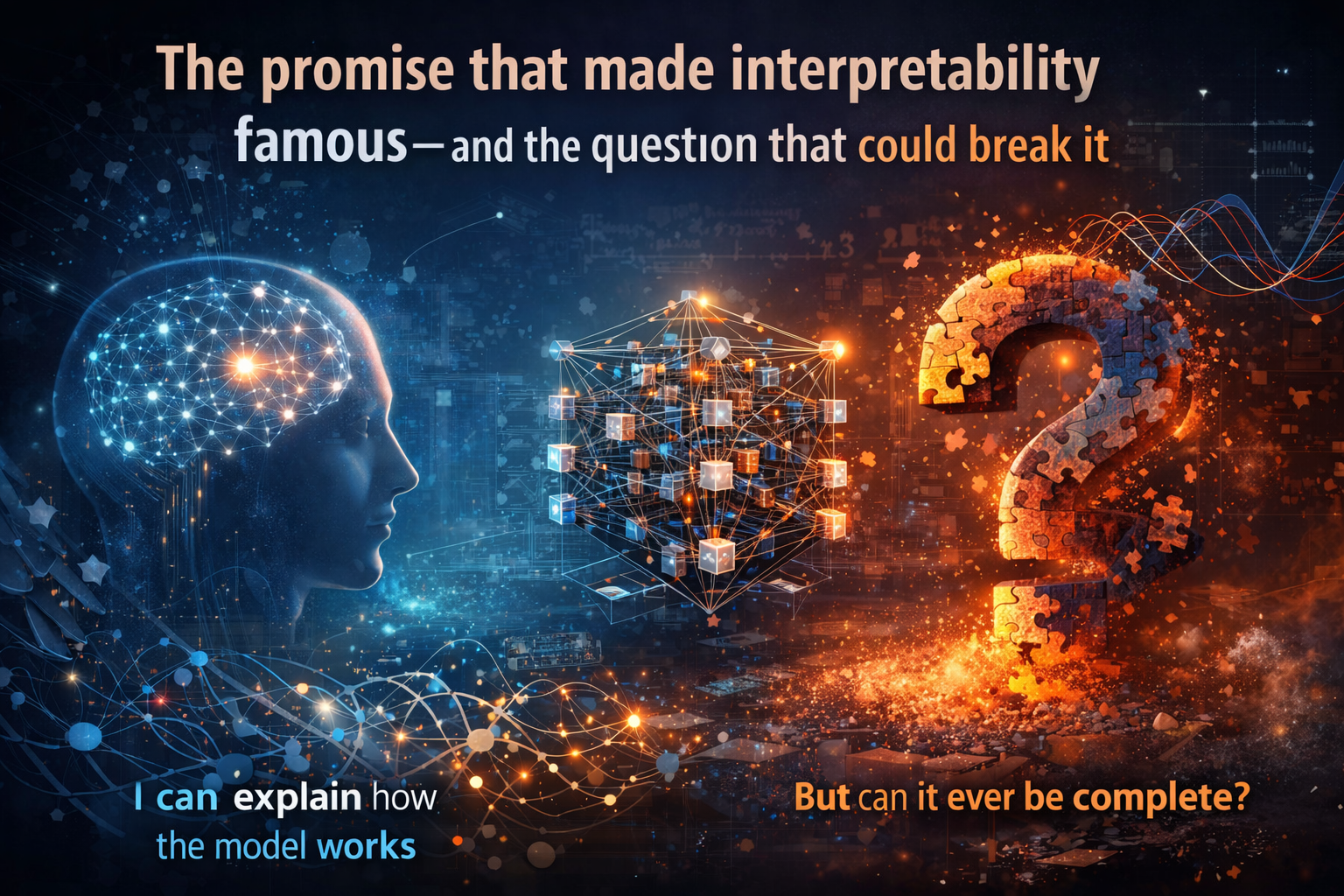 The promise that made interpretability famous—and the question that could break it