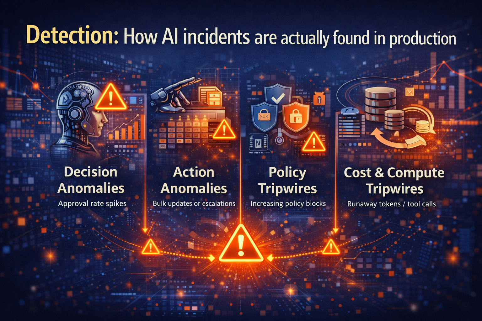 Detection: How AI incidents are actually found in production