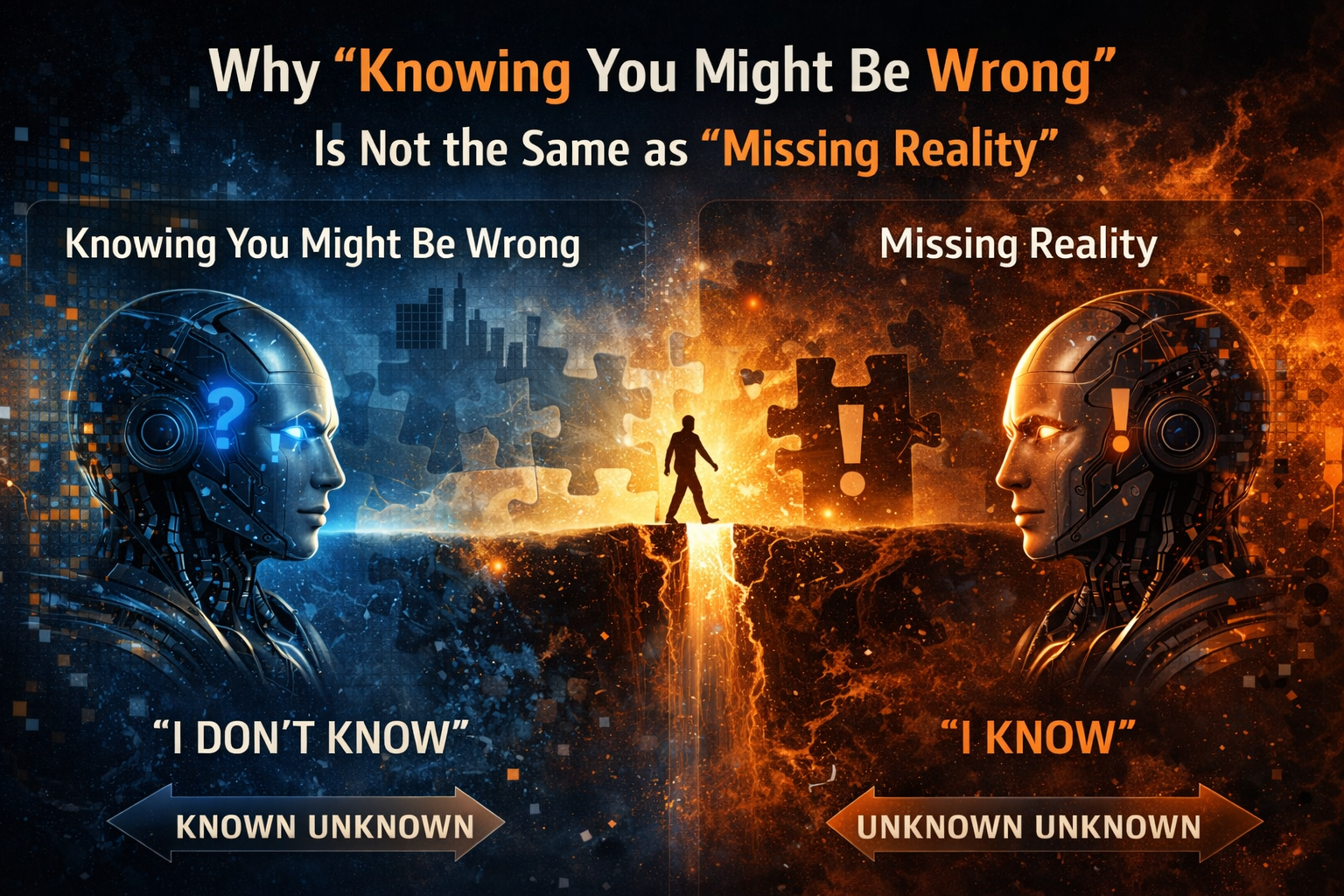 Why “Knowing You Might Be Wrong” Is Not the Same as “Missing Reality”
