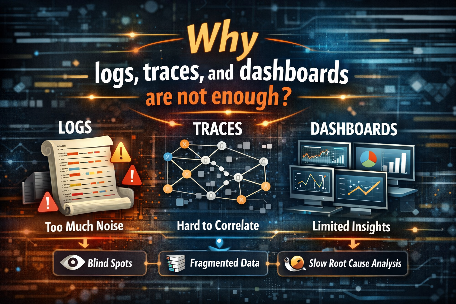 Why logs, traces, and dashboards are not enough