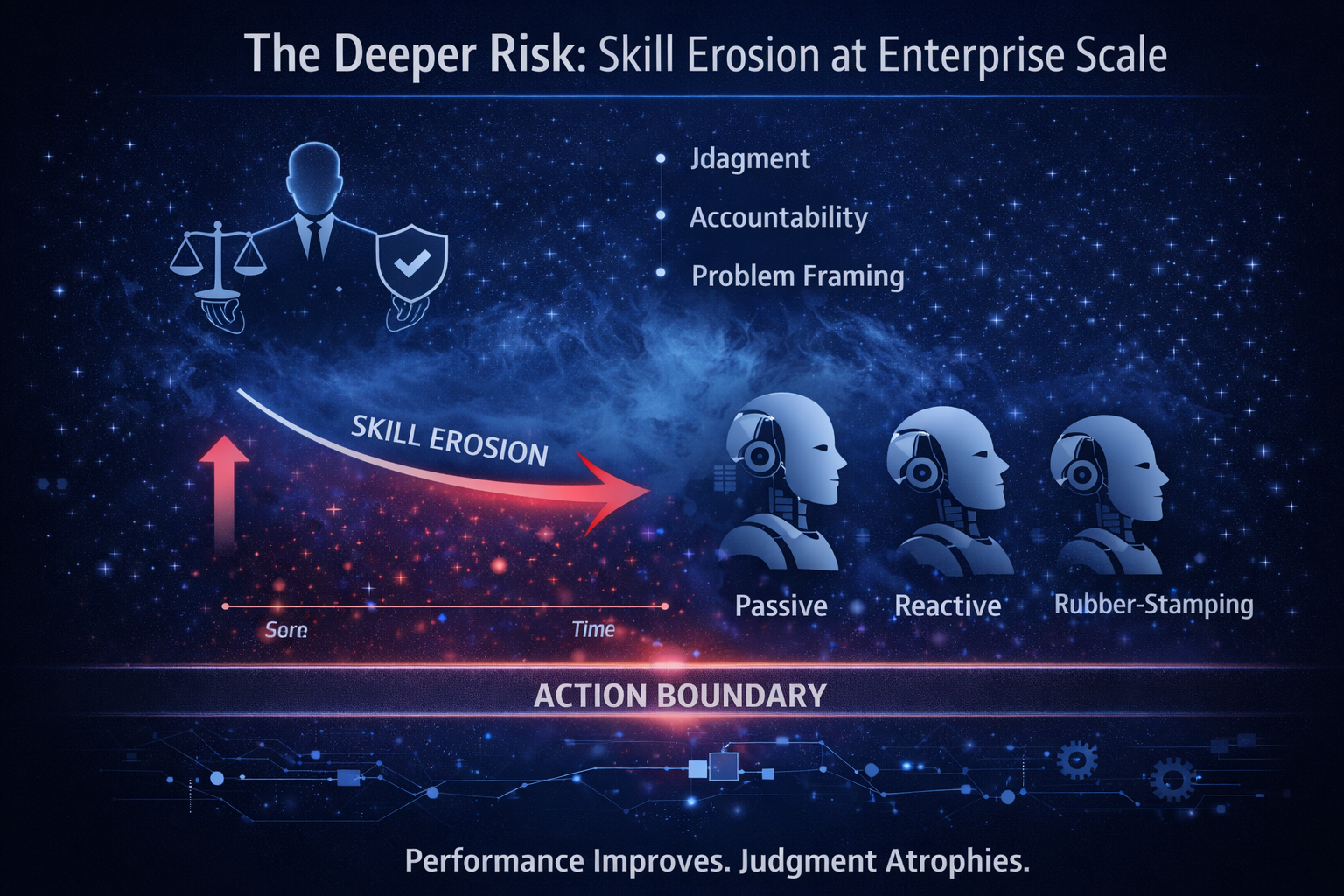 The deeper risk: skill erosion at enterprise scale