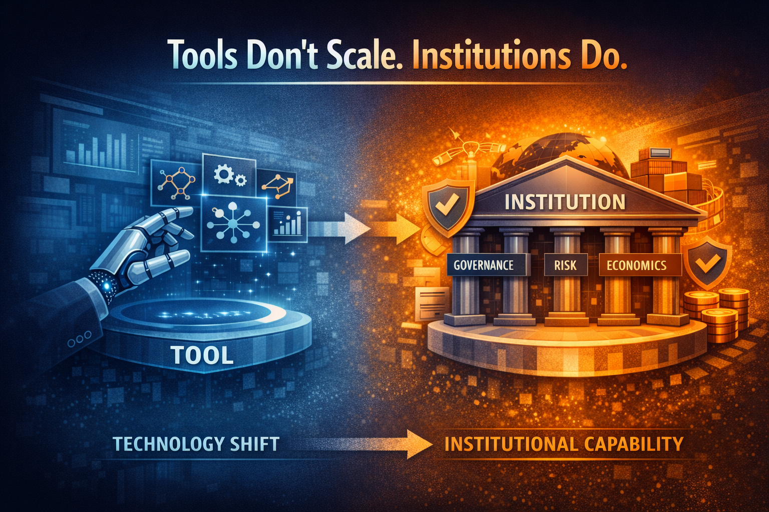Tools Don’t Scale. Institutions Do.
