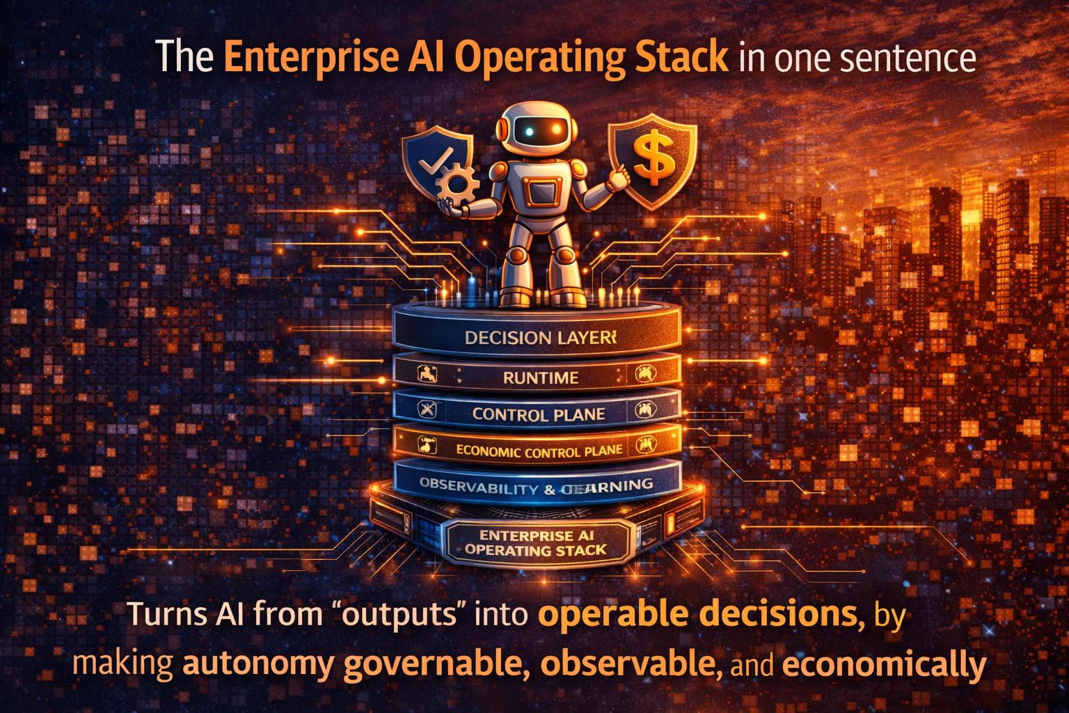 The Enterprise AI Operating Stack in one sentence