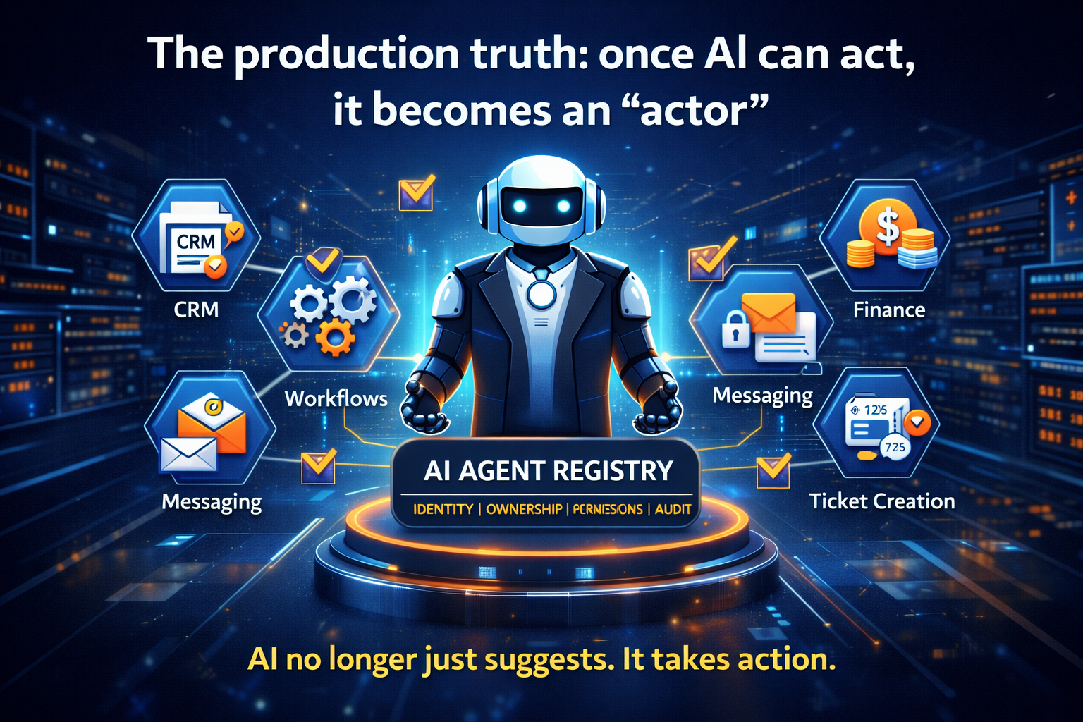 The production truth: once AI can act, it becomes an “actor”