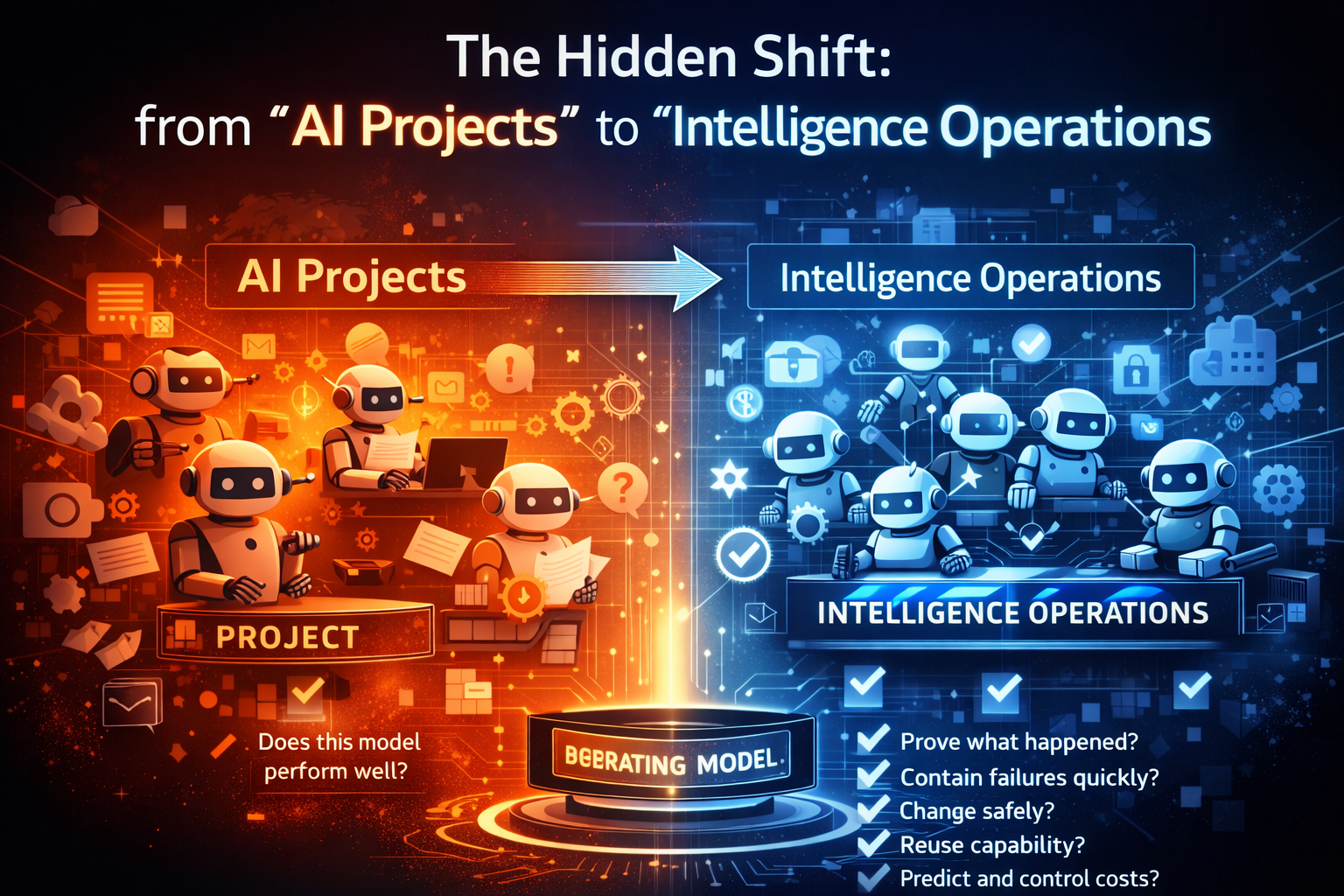 The hidden shift: from “AI projects” to “intelligence operations”