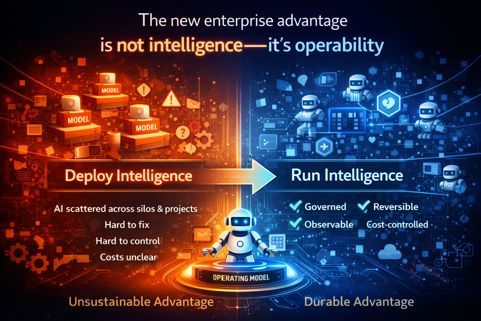 the new enterprise advantage is not intelligence—it’s operability