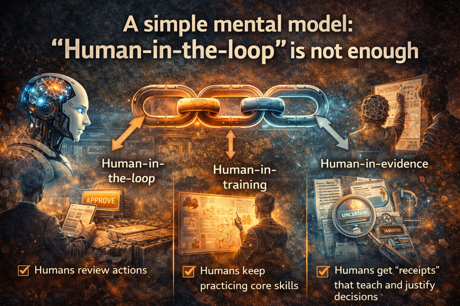 A simple mental model: “Human-in-the-loop” is not enough