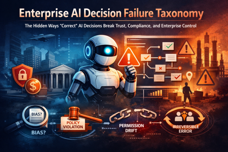 Enterprise AI Decision Failure Taxonomy