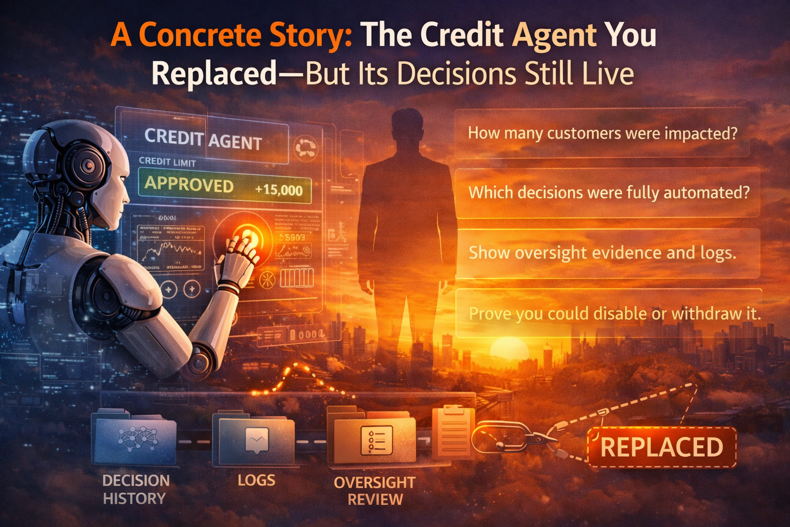 A Concrete Story: The Credit Agent You Replaced—But Its Decisions Still Live